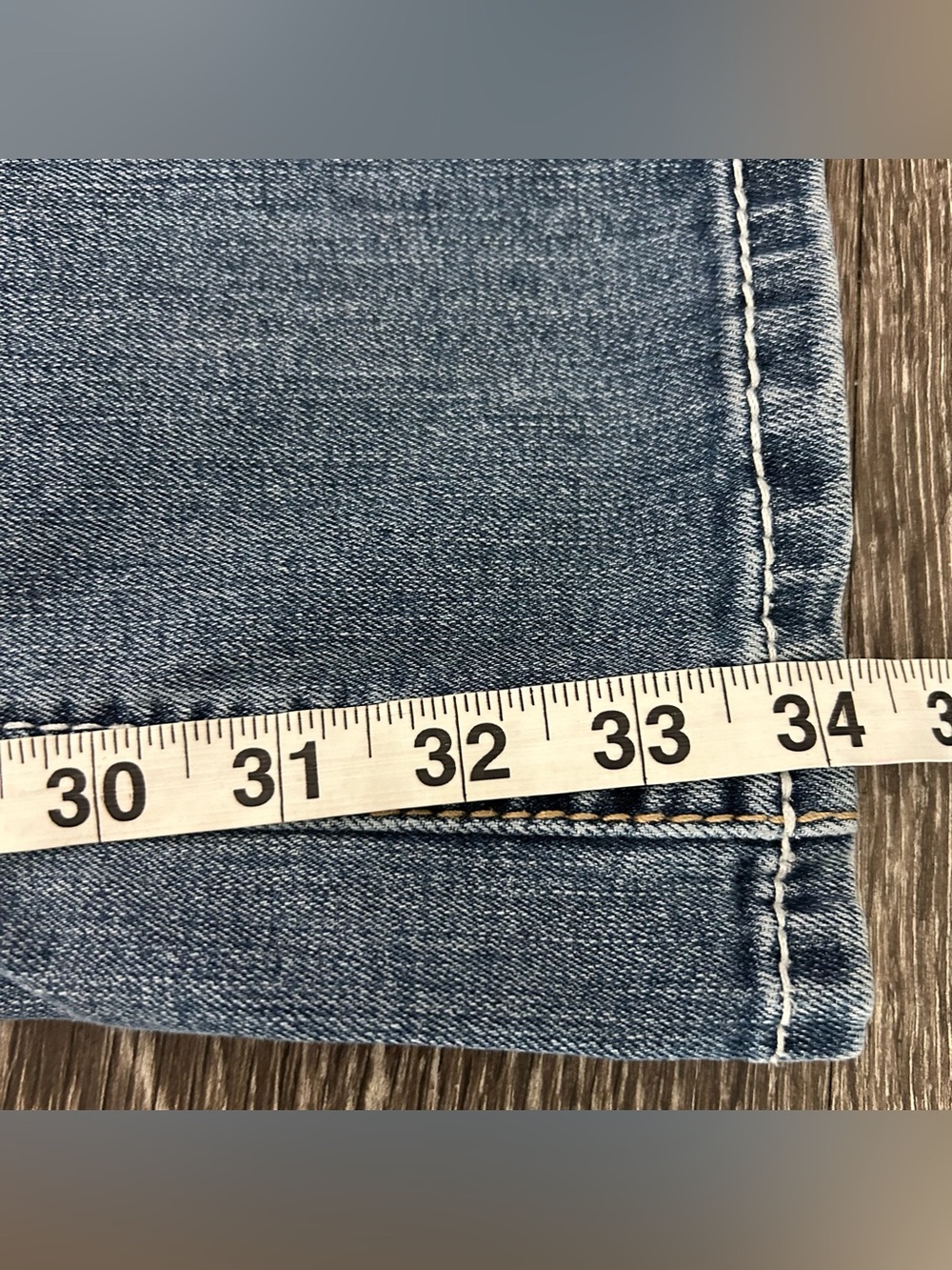 Ariat Real Denim Low Rise Boot Cut Blue Jeans Womens 31L Embroidered Pockets Y2K - Picture 14 of 14